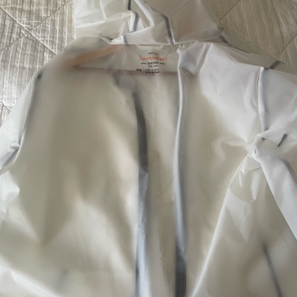 Weatherproof Translucent Raincoat - White - image 3
